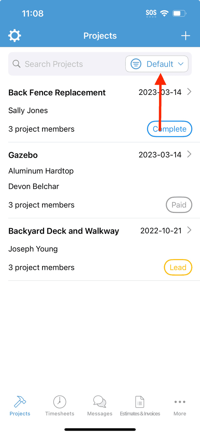 Screenshot showing the action involved in completing this step
