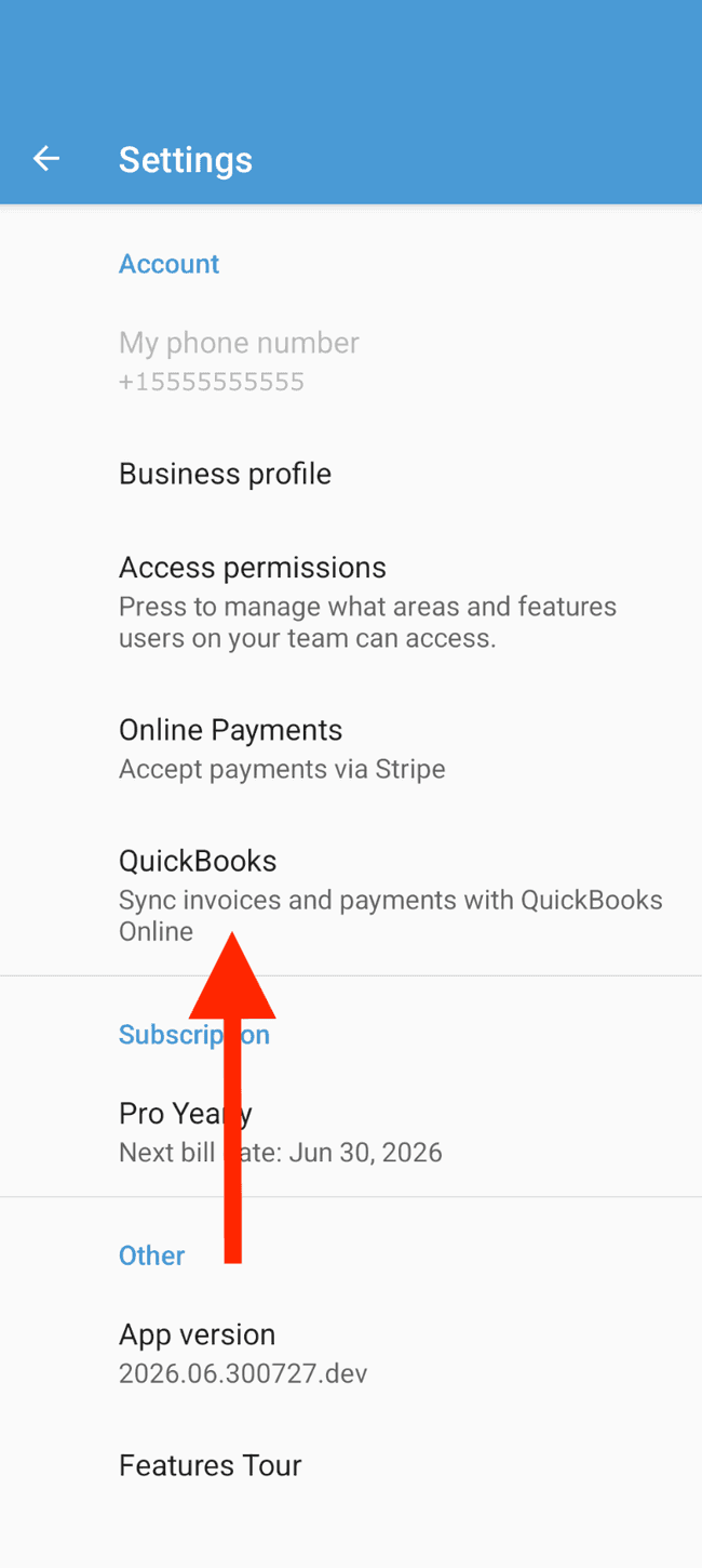 Screenshot showing the action involved in completing this step