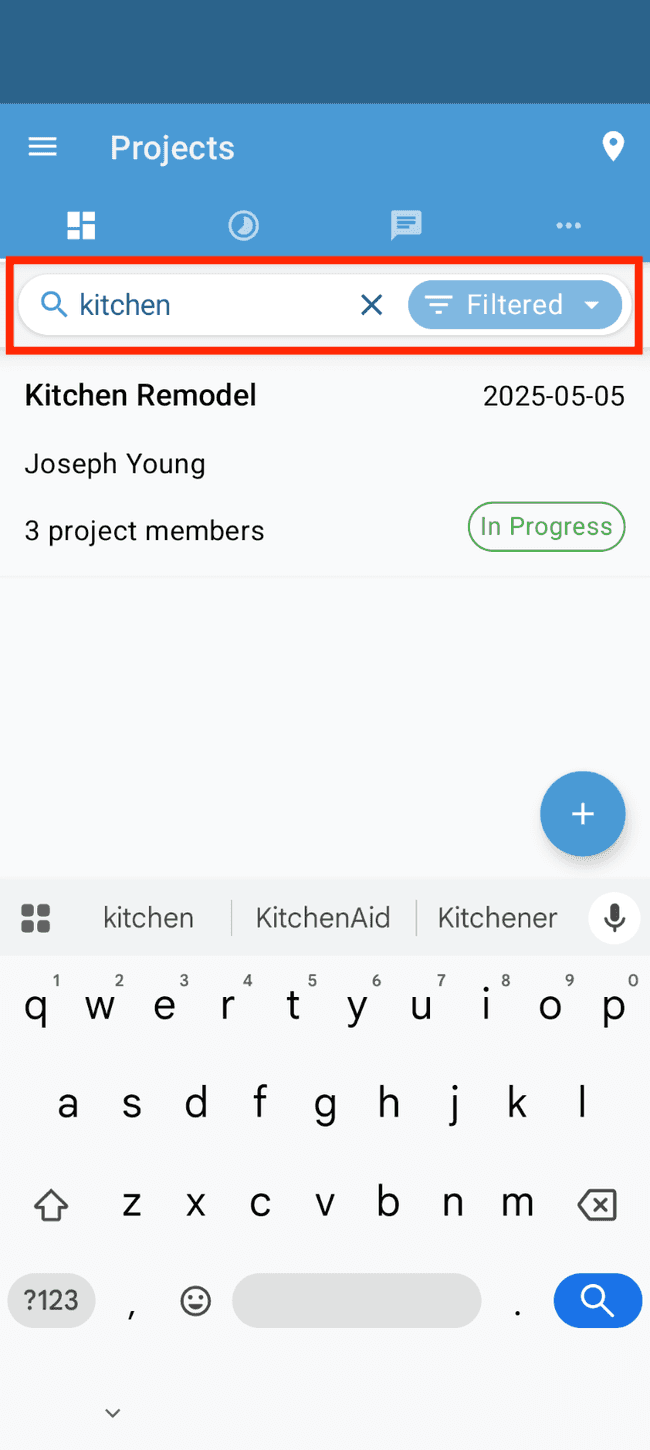 Screenshot showing the action involved in completing this step