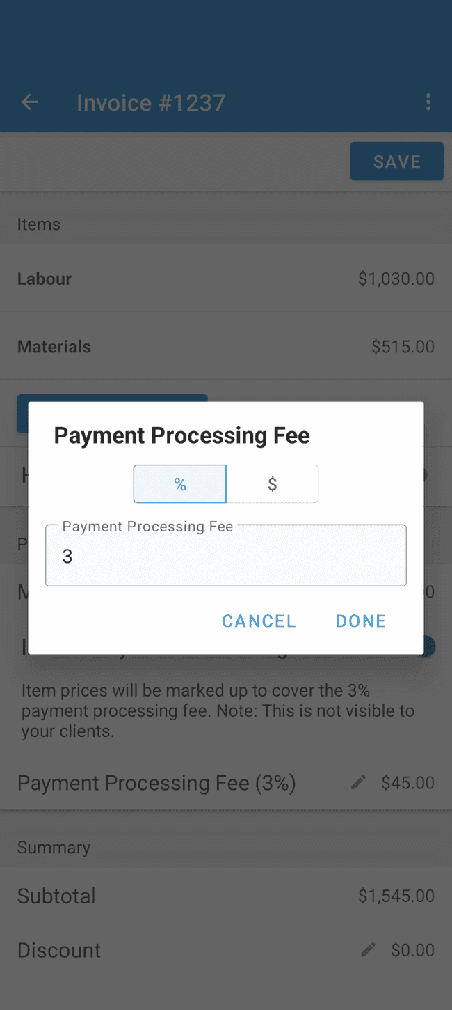 Screenshot showing the action involved in completing this step