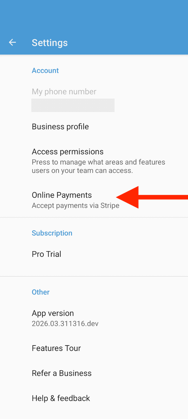 Screenshot showing the action involved in completing this step