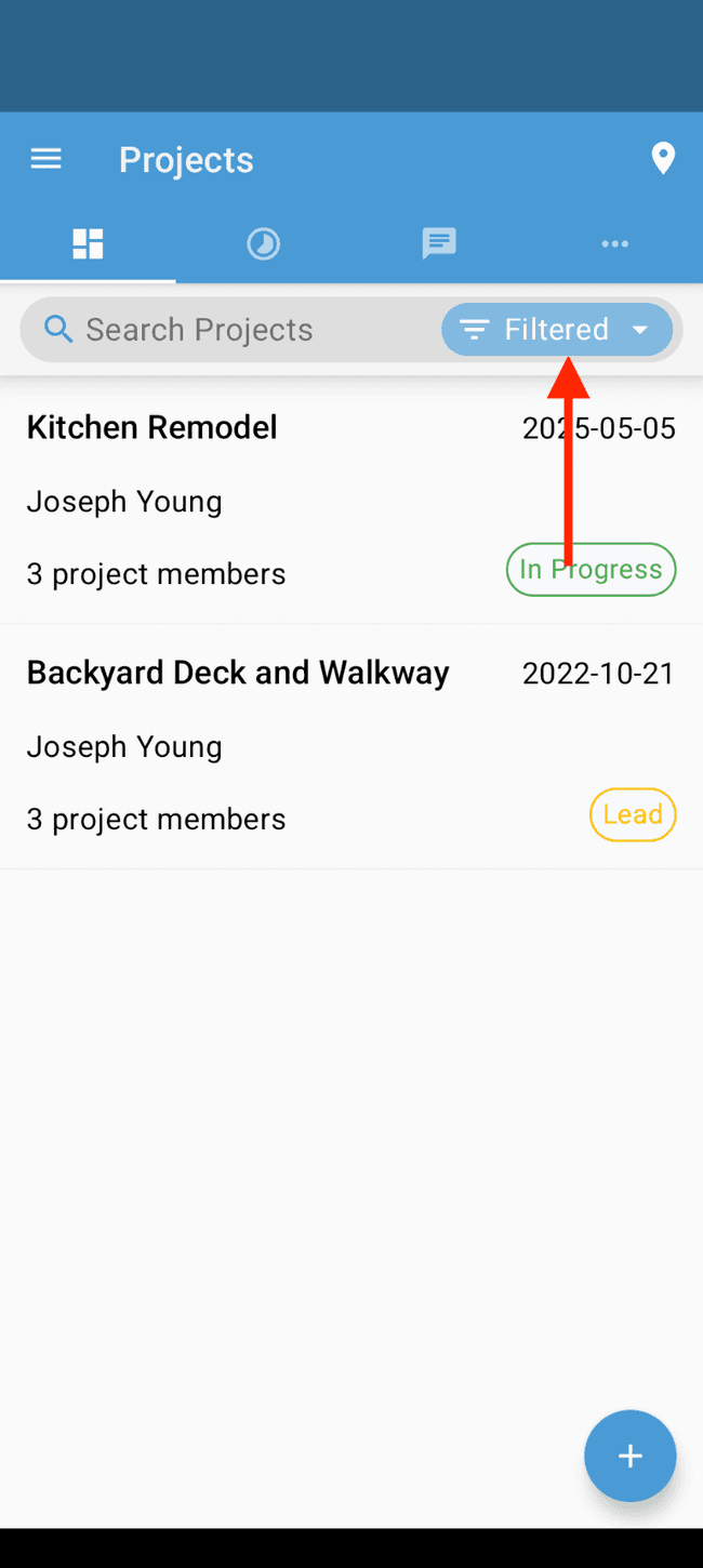 Screenshot showing the action involved in completing this step
