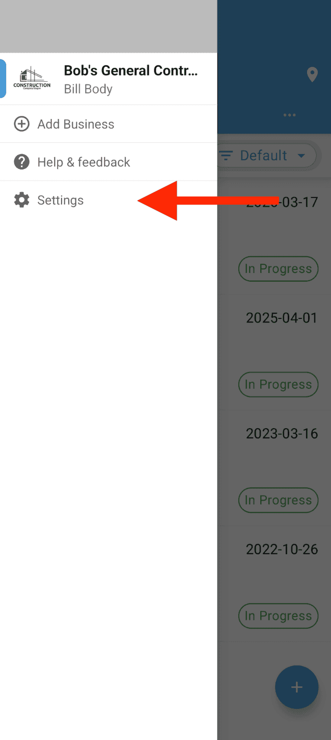 Screenshot showing the action involved in completing this step