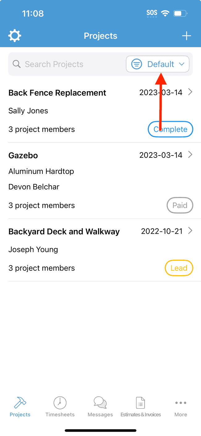 Screenshot showing the action involved in completing this step