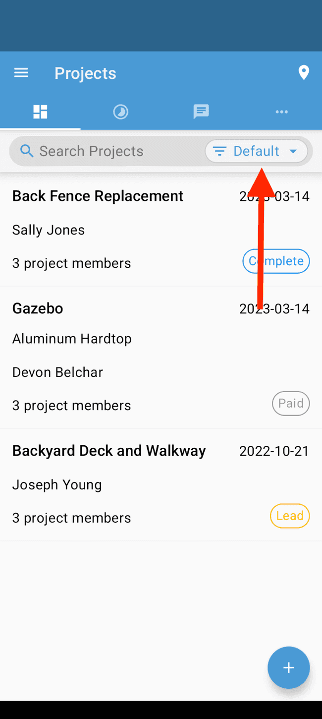 Screenshot showing the action involved in completing this step