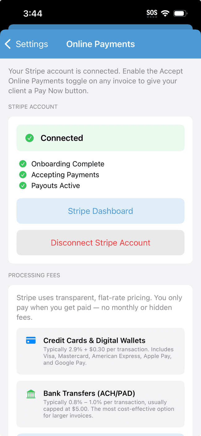 Screenshot showing the action involved in completing this step