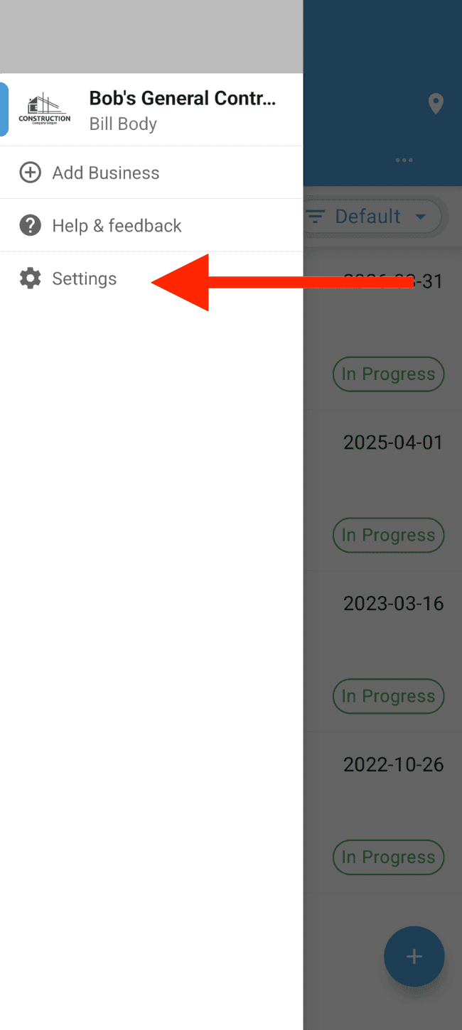 Screenshot showing the action involved in completing this step