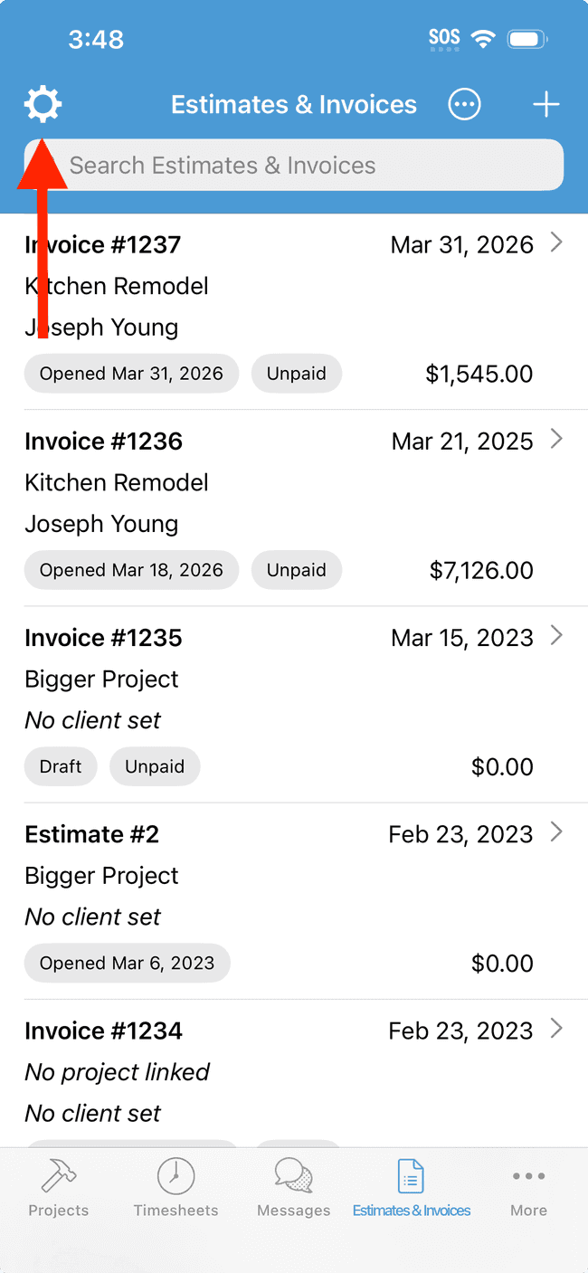 Screenshot showing the action involved in completing this step